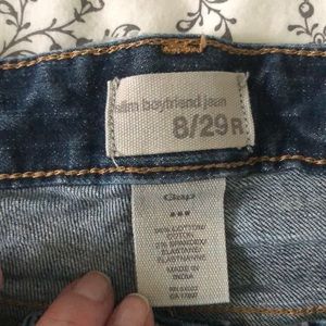 Gap slim boyfriend jean, size 8/29R